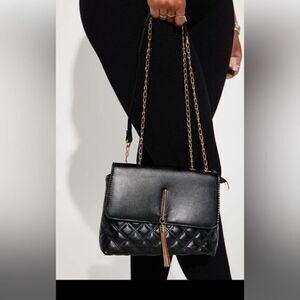 Olivia Miller Won't Settle‎ For Less Handbag - Black REFFNB
